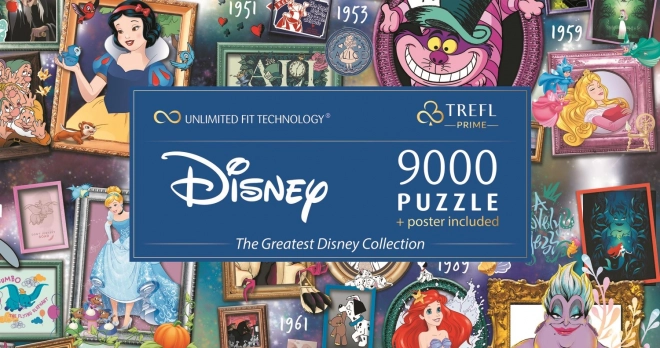 Disney Puzzle V priebehu rokov 9000 dielikov