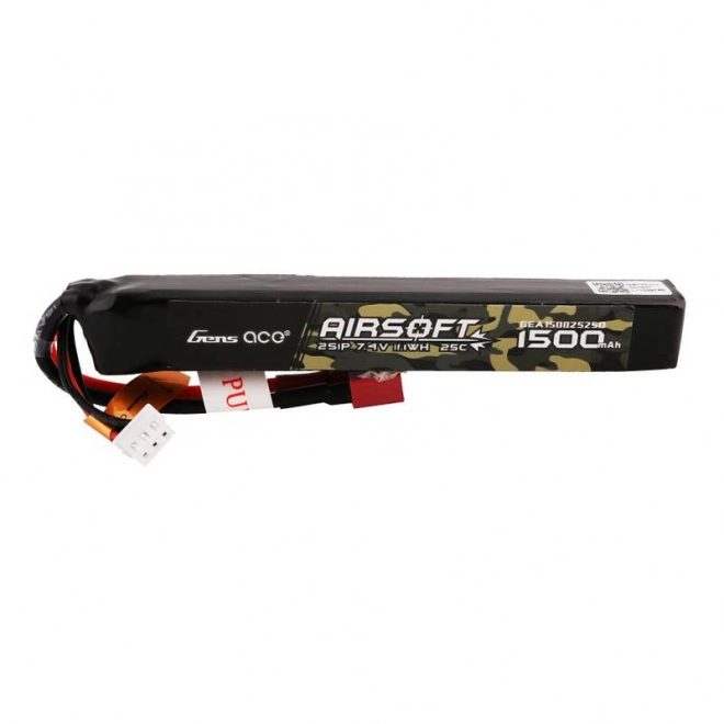 Lipo batéria pre airsoft Gens Ace 7.4V 1500mAh s T konektorom