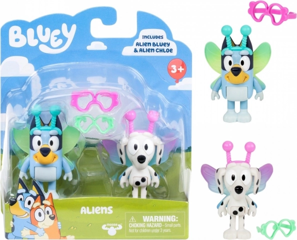 Figúrky Bluey dvoj-balenie Baby Bluey a Chloe