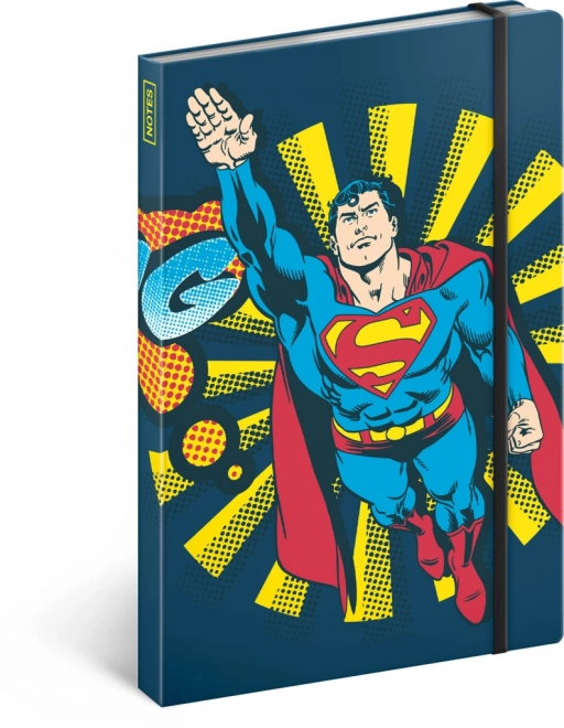 Notique Poznámkový blok Superman - Bang, linkovaný, 13 x 21 cm