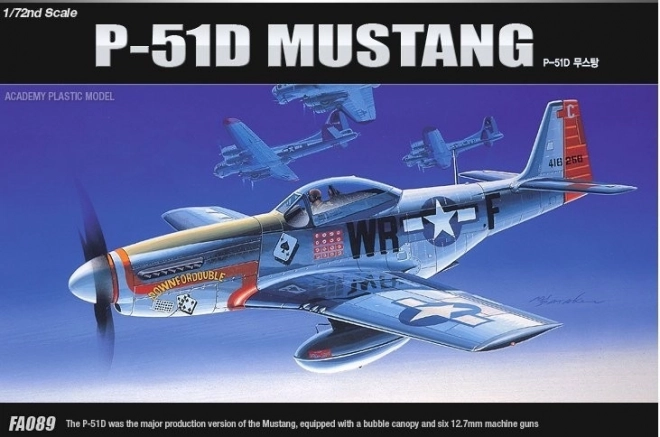 Akademia P-51D Mustang model lietadla