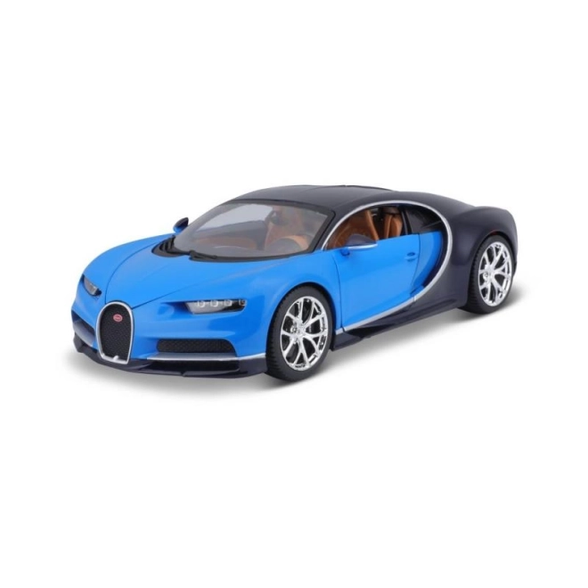 Kovové autíčko Bugatti Chiron modré/tmavo modré