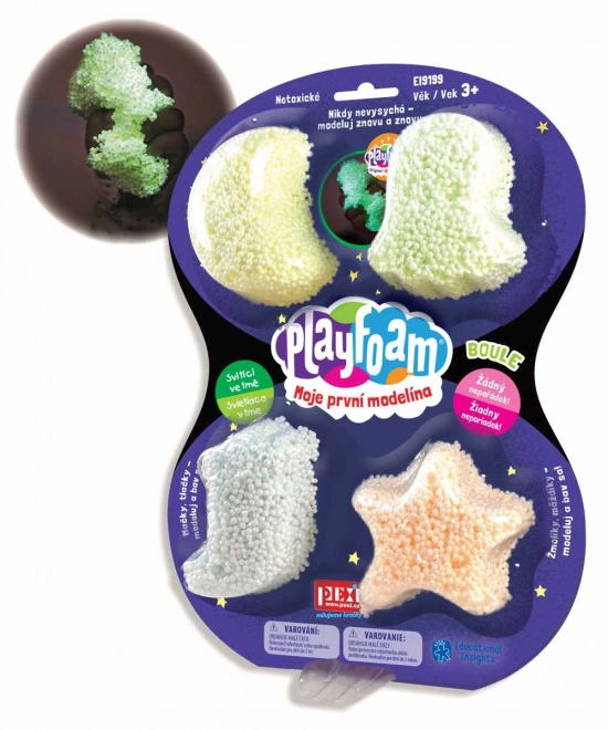 Svietiaca modelína PlayFoam Boule 4pack