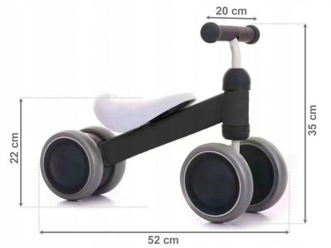 Odrážadlo Mini čierne