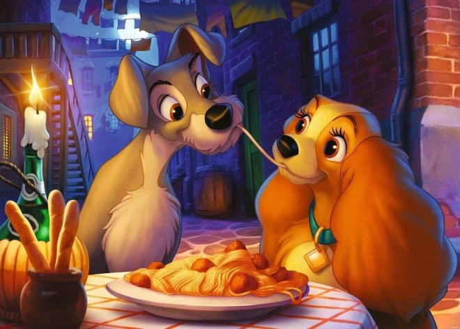 Ravensburger puzzle Lady a Tramp 1000 dielikov