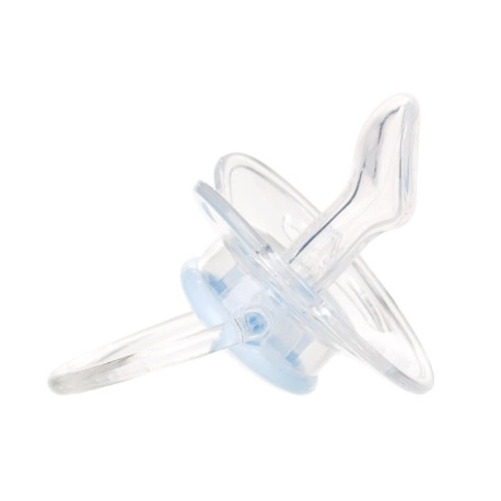 Canpol babies cumlík 0-6m silikónový anatomický NEWBORN BABY – Modrá