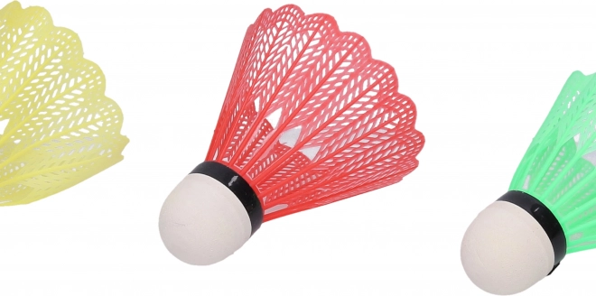 Farebné košíky na badminton - 3 ks