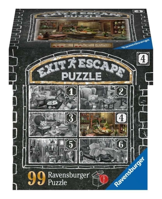 Ravensburger Únikové puzzle Strašidelné sídlo