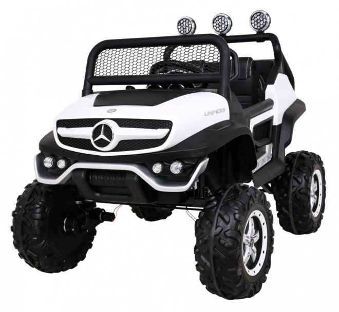 Mercedes Benz Unimog pre deti - biely