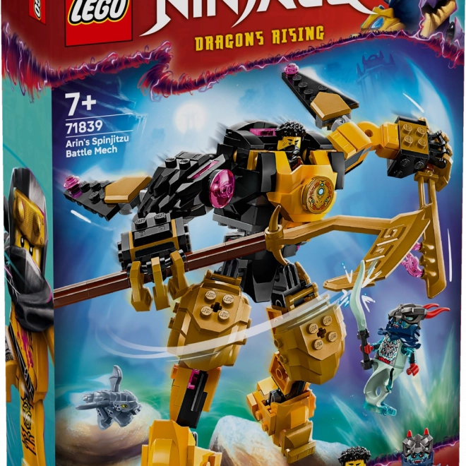 LEGO Ninjago Arin a bojový robot Spinjitzu