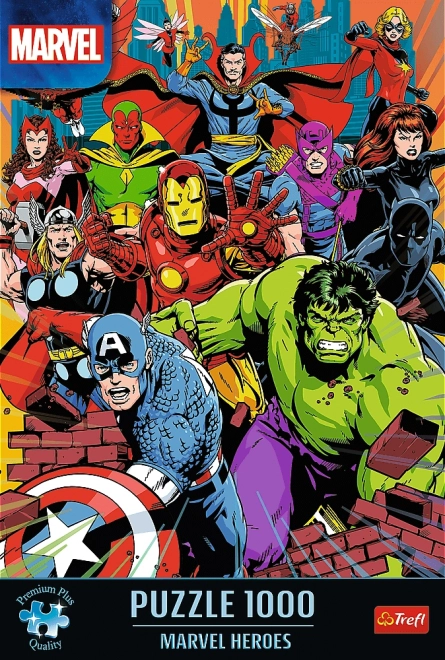 Puzzle 1000 dielikov Marvel Heroes Premium Plus