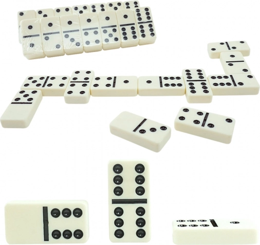 Klasická hra Domino s 28 dielmi v plastovom puzdre