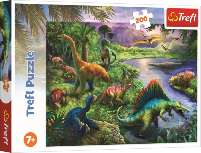 Trefl Puzzle Dinosaury 200 Dielikov