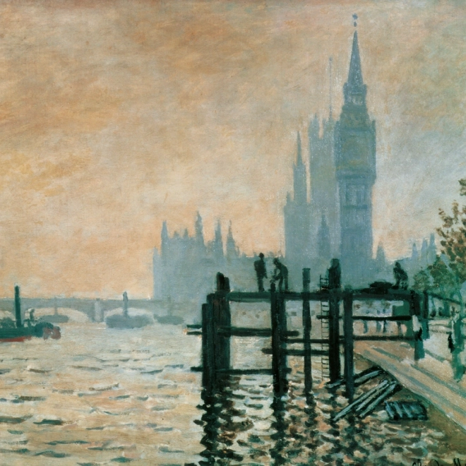 Poznámkový kalendár Claude Monet 2026, 30 x 30 cm