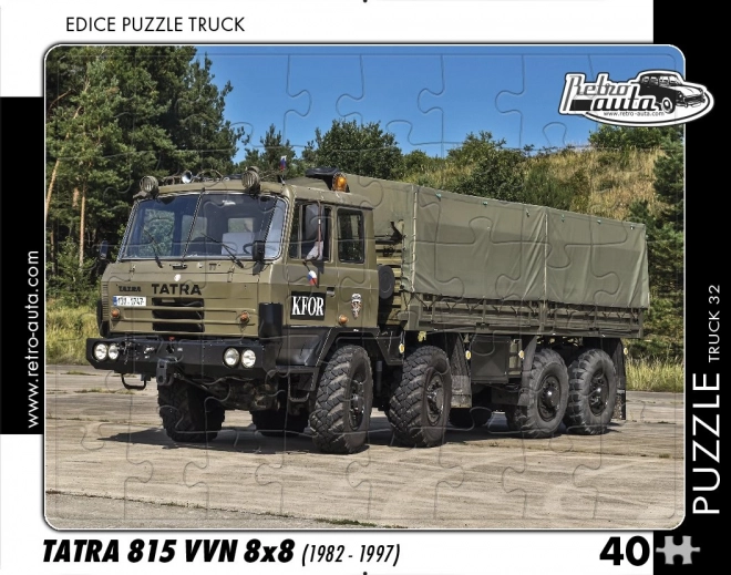 Retro puzzle Tatra 815 VVN 8x8 (1982 - 1997)