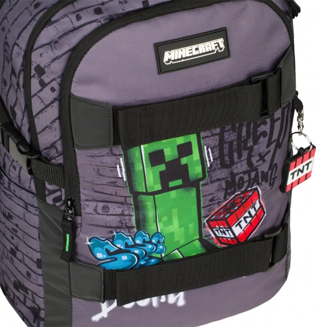 školský batoh Baagl Skate Minecraft TNT