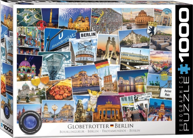 Puzzle Světoběžník Berlín 1000 dielikov