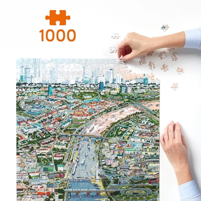 CzuCzu: Puzzlove Mesto Varšava 1000 dielikov