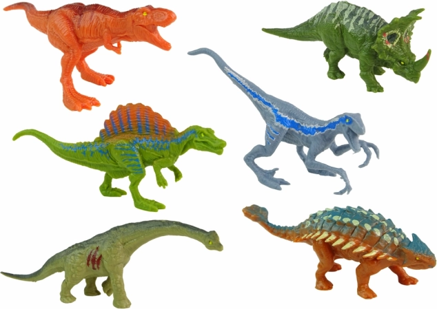 12 rôznych dinosaurov pre nekonečnú zábavu