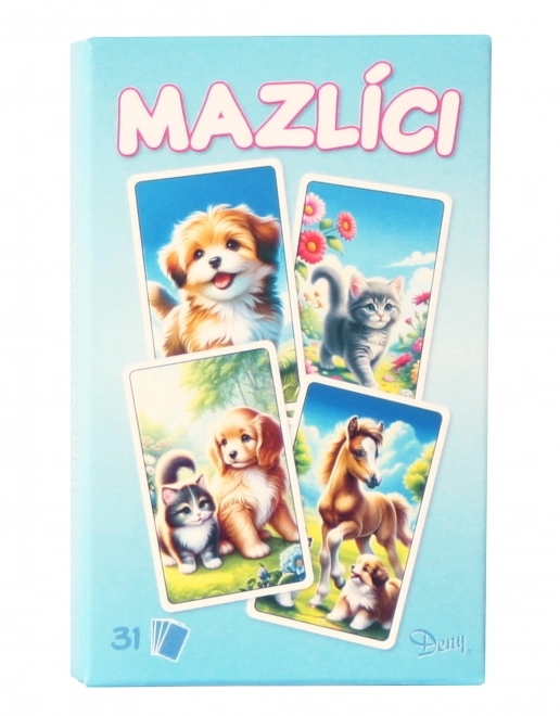 Karty Čierny Peter zvierací maznáčikovia