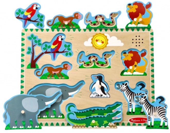 Zvukové puzzle - Zoo