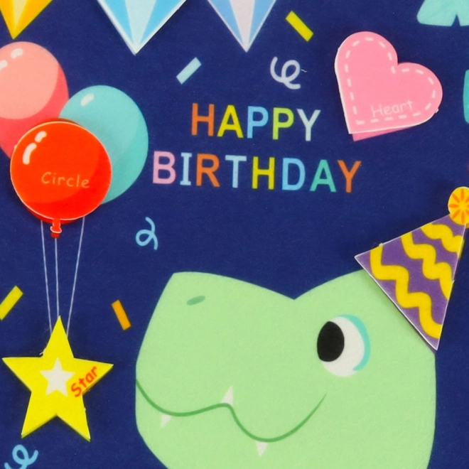 Montessori senzorická manipulačná doska s motívom dinosaura modrá