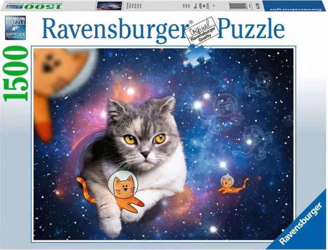 Ravensburger Puzzle Mačky vo Vesmíre 1500 Dielikov