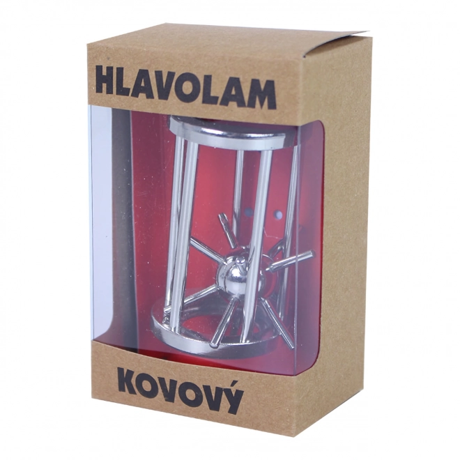 Ježek v kleci kovový hlavolam