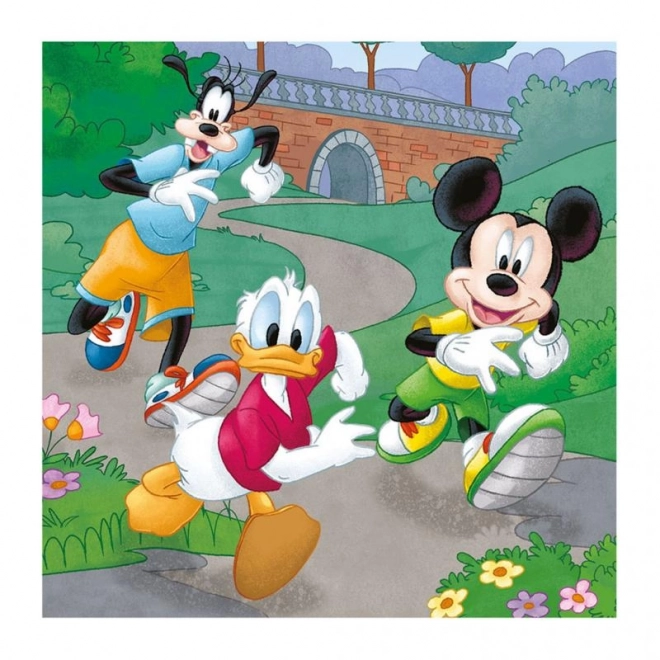 Puzzle Mickey Mouse a kamaráti 3x55 dielikov