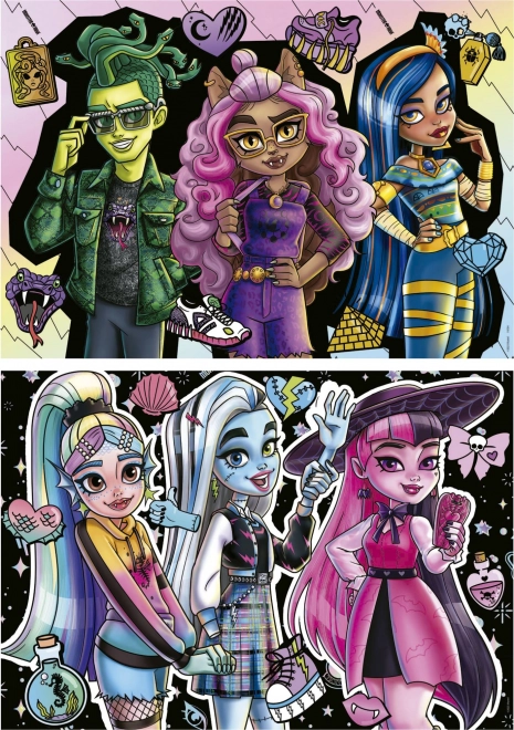 Educa Puzzle Monster High 2x100 Dielikov