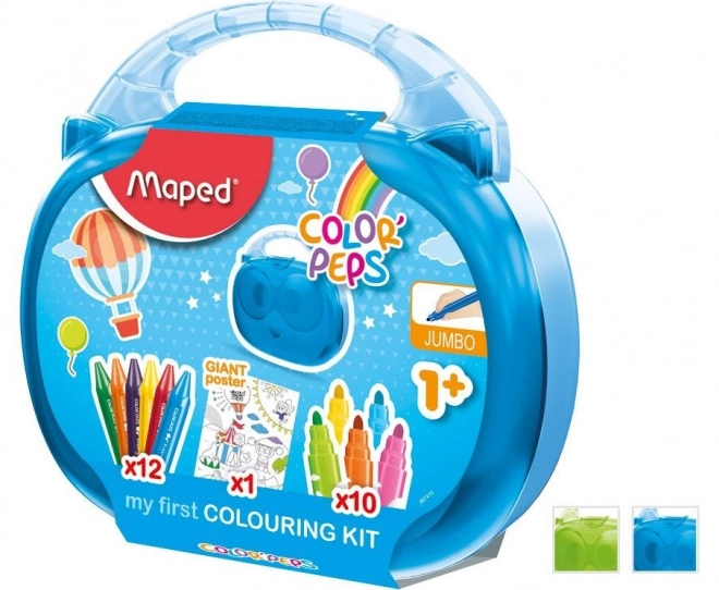 Výtvarný kufrík Color'Peps Jumbo so súpravou Maped pre deti