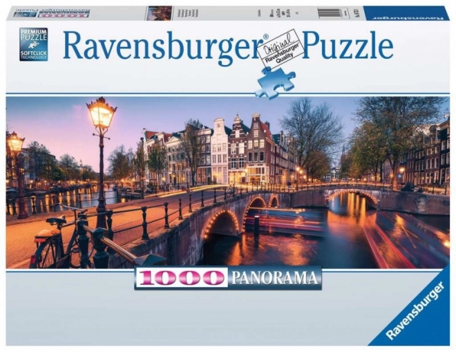 Puzzle 1000 dielikov Panorama Amsterdam