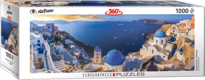 Panoramatické puzzle Santorini, Grécko 1000 dielikov