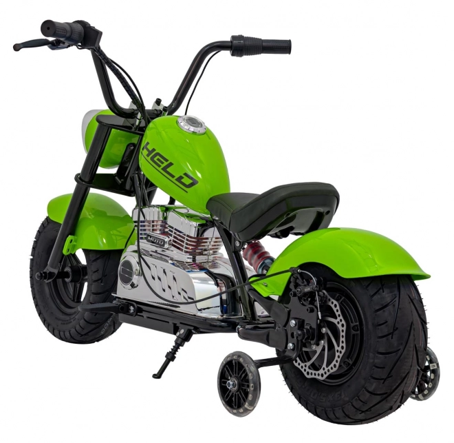 Chopper Warrior Zelený motocykel