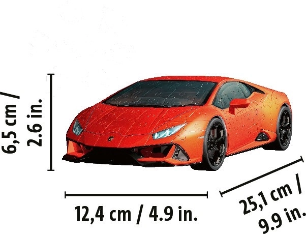 Lamborghini Huracán Evo zelené skladačky