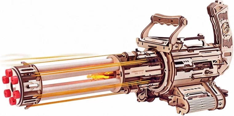36 rýchlopalných výstrelov zo 6 otočných hlavní