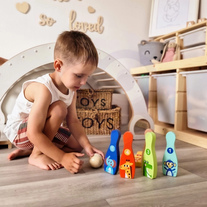 Drevené kolky pre deti - zvieratká