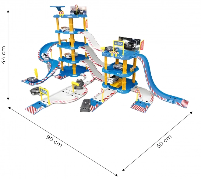 Policajná stanica a garáž pre autíčka