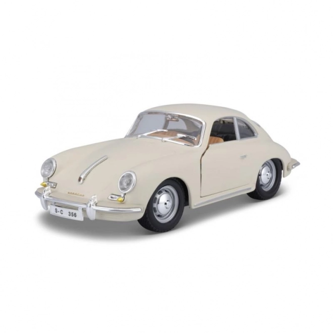 Kovový model Porsche 356B Coupe (1961) Ivory v mierke 1:24