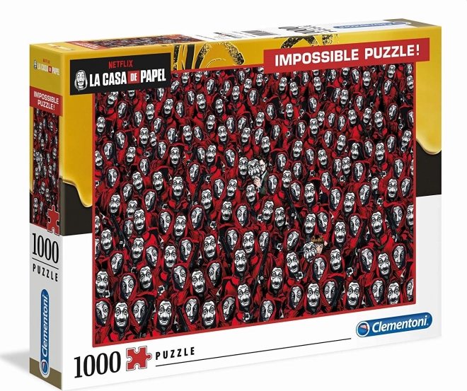 Clementoni puzzle 1000 dielikov s motívom La Casa de Papel od Netflixu