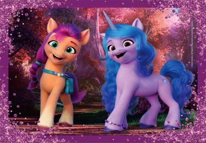 Puzzle 4v1 Super Kolor - My Little Pony