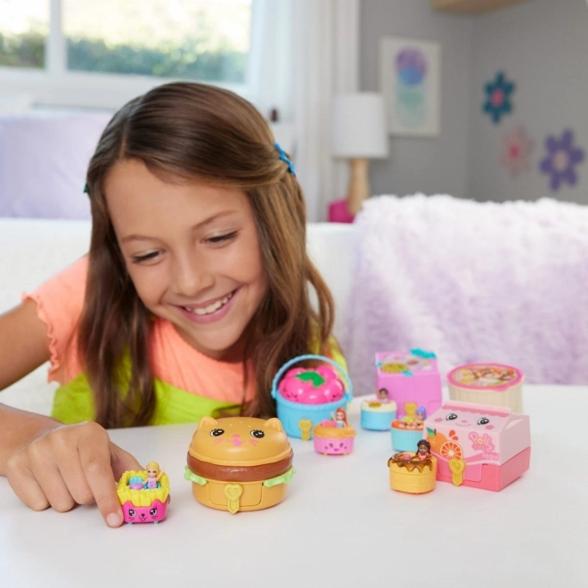Polly Pocket Snacky Pohyblivý Set