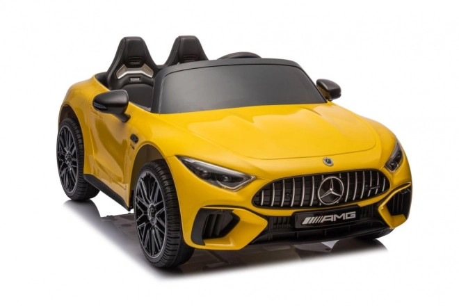 Elektrické Auto Mercedes AMG SL63 Žlté Lakované