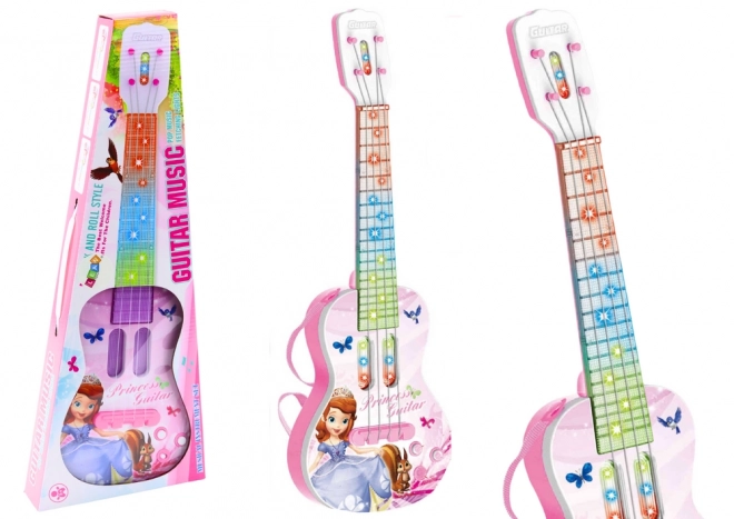 Detská elektrická gitara s princeznou