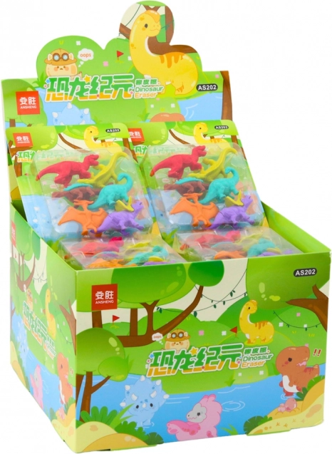 Sada gumičiek na gumovanie Dinosaury 6ks