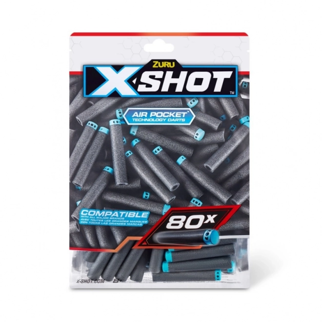 Zostava striel X-Shot 80 striel