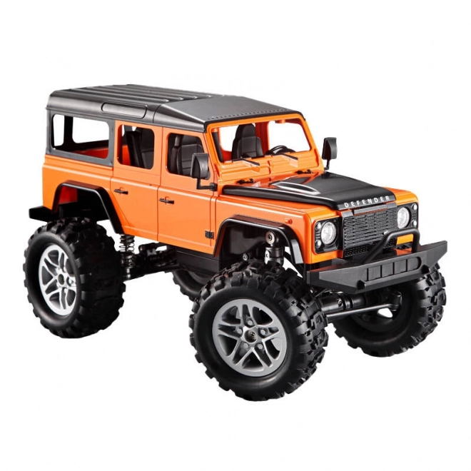 Diaľkovo ovládané auto Land Rover Defender od Double Eagle v mierke 1:14 (oranžové)