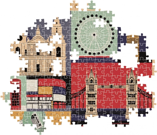 Clementoni Puzzle Štýl v Meste: Londýn 1000 Dielikov