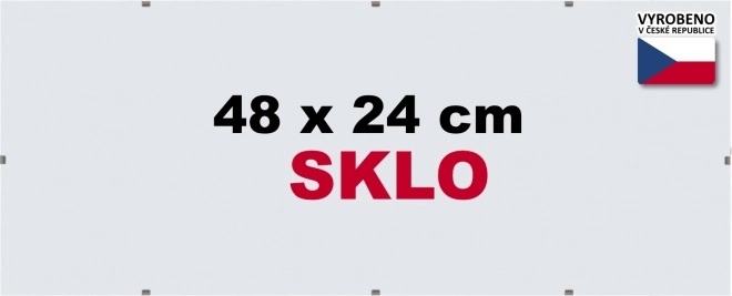 Rám Euroclip 48x24cm so sklom