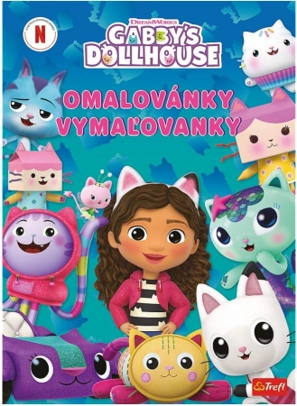 omaľovánky Gabby's Dollhouse 20 × 27,3 cm, 24 strán